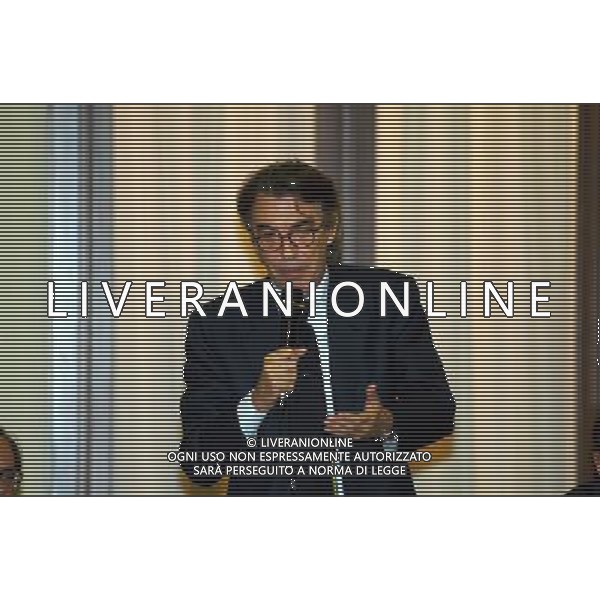 MILANO 29/10/03 ASSEMBLEA SOCI INTER NELLA FOTO: MORATTI MASSIMO - PRESIDENTE INTER 