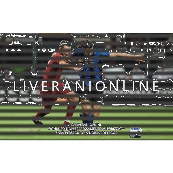 Supercoppa Italiana 2008 Milano - 24.08.2008 Inter-Roma Nella Foto:CASSETTI MARCO-IBRAHIMOVIC ZLATAN /Ph.Vitez-Ag. Aldo Liverani