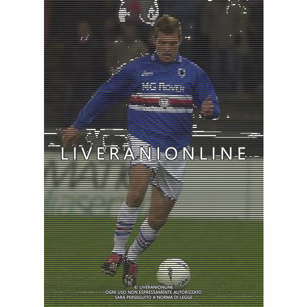 GENOVA 29/10/03 TIM CUP 2003/04 SAMPDORIA-PRO PATRIA nella foto domizzi maurizio* foto gigi arcaini/ag.aldo liverani