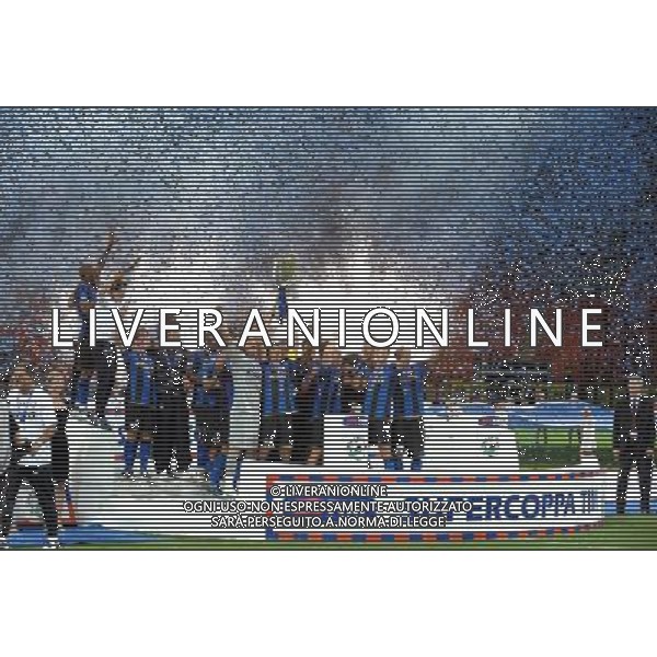 Supercoppa Italiana 2008 Milano - 24.08.2008 Inter-Roma Nella Foto:INTER CON LA COPPA /Ph.Vitez-Ag. Aldo Liverani