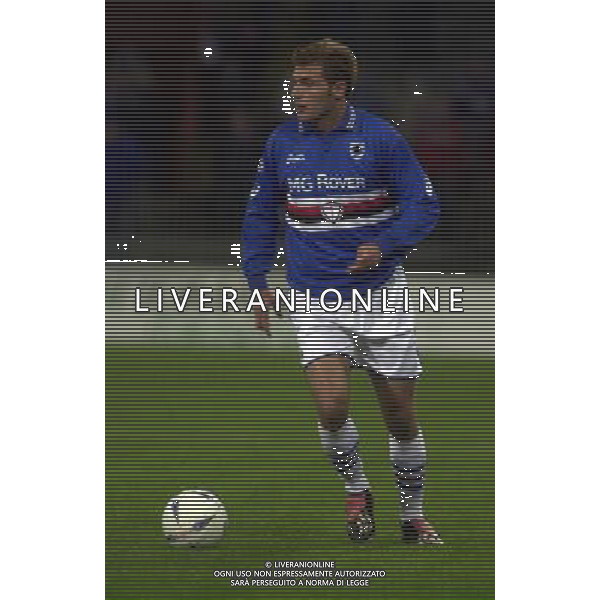 GENOVA 29/10/03 TIM CUP 2003/04 SAMPDORIA-PRO PATRIA nella foto domizzi maurizio* foto gigi arcaini/ag.aldo liverani