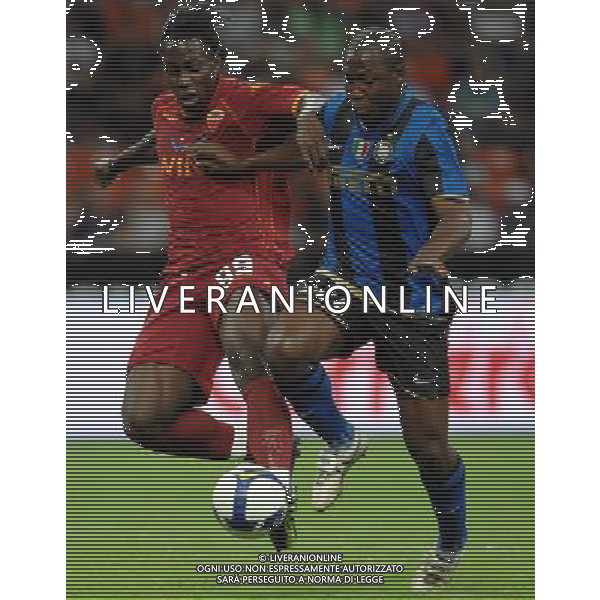 Supercoppa Italiana 2008 Milano - 24.08.2008 Inter-Roma Nella Foto:OKAKA STEFANO-RIVAS NELSON /Ph.Vitez-Ag. Aldo Liverani