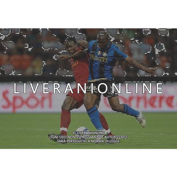 Supercoppa Italiana 2008 Milano - 24.08.2008 Inter-Roma Nella Foto:RIVAS NELSON-OKAKA STEFANO /Ph.Vitez-Ag. Aldo Liverani