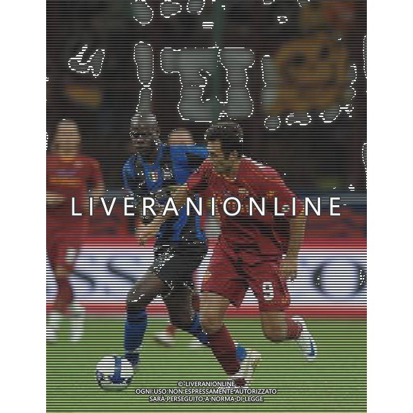 Supercoppa Italiana 2008 Milano - 24.08.2008 Inter-Roma Nella Foto:VUCINIC MIRKO-BALOTELLI MARIO /Ph.Vitez-Ag. Aldo Liverani