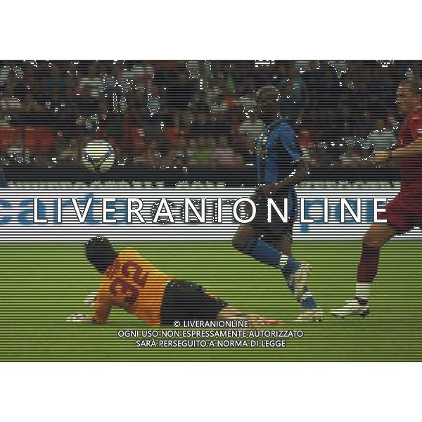 Inter-Roma Supercoppa Italiana 2008 Milano - 24.08.2008 Nella Foto: il gol di Mario Balotelli Ph. CF/Ag. Aldo Liverani