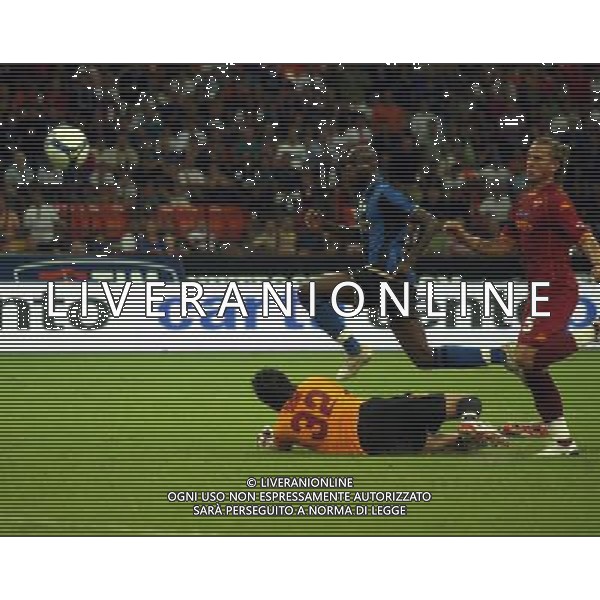 Inter-Roma Supercoppa Italiana 2008 Milano - 24.08.2008 Nella Foto: il gol di Mario Balotelli Ph. CF/Ag. Aldo Liverani