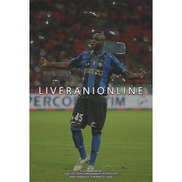 Inter-Roma Supercoppa Italiana 2008 Milano - 24.08.2008 Nella Foto: esultanza di Mario Balotelli Ph. CF/Ag. Aldo Liverani