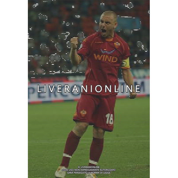 Inter-Roma Supercoppa Italiana 2008 Milano - 24.08.2008 Nella Foto: esultanza di Daniele De Rossi Ph. CF/Ag. Aldo Liverani