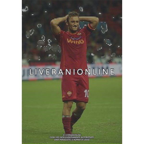 Inter-Roma Supercoppa Italiana 2008 Milano - 24.08.2008 Nella Foto: la delusione di Francesco Totti Ph. CF/Ag. Aldo Liverani