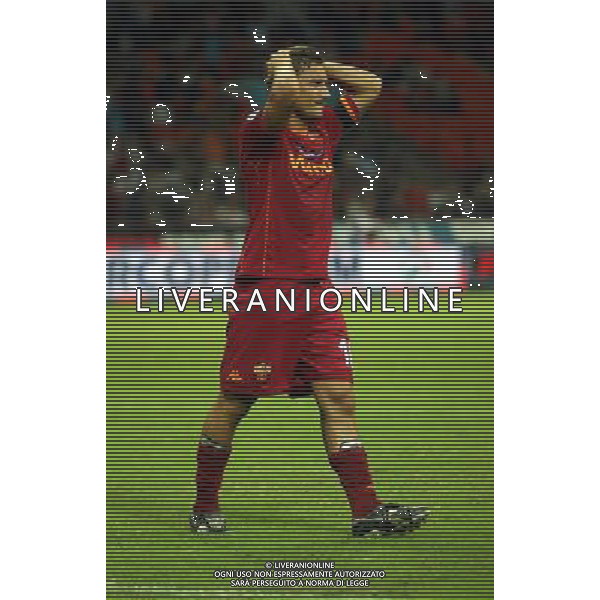 Inter-Roma Supercoppa Italiana 2008 Milano - 24.08.2008 Nella Foto: la delusione di Francesco Totti Ph. CF/Ag. Aldo Liverani