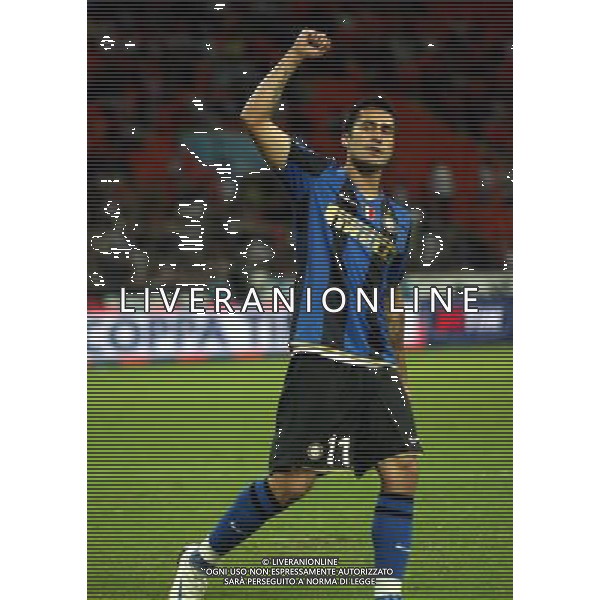 Inter-Roma Supercoppa Italiana 2008 Milano - 24.08.2008 Nella Foto: esultanza di Luis Jimenez Ph. CF/Ag. Aldo Liverani