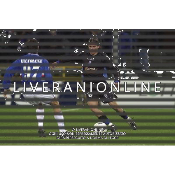 GENOVA 29/10/03 TIM CUP 2003/04 SAMPDORIA-PRO PATRIA nella foto imburgia giuseppe* foto gigi arcaini/ag.aldo liverani