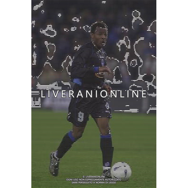 GENOVA 29/10/03 TIM CUP 2003/04 SAMPDORIA-PRO PATRIA nella foto kalu ikechukwu* foto gigi arcaini/ag.aldo liverani