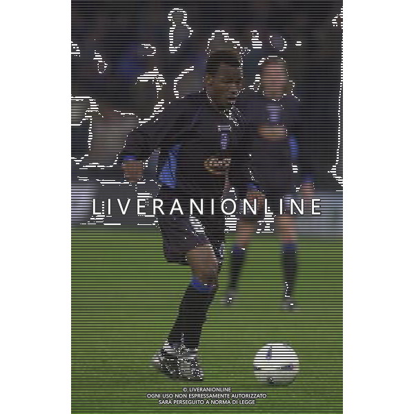 GENOVA 29/10/03 TIM CUP 2003/04 SAMPDORIA-PRO PATRIA nella foto kalu ikechukwu* foto gigi arcaini/ag.aldo liverani