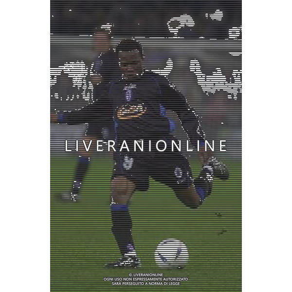GENOVA 29/10/03 TIM CUP 2003/04 SAMPDORIA-PRO PATRIA nella foto kalu ikechukwu* foto gigi arcaini/ag.aldo liverani