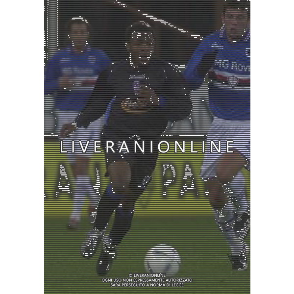 GENOVA 29/10/03 TIM CUP 2003/04 SAMPDORIA-PRO PATRIA nella foto kalu ikechukwu* foto gigi arcaini/ag.aldo liverani