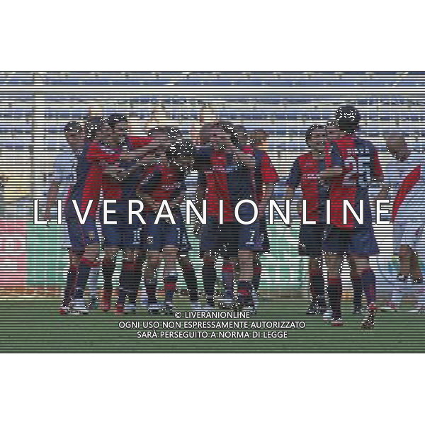 ©Alessandro Falzone/PressPhoto Genoa 24-08-2008 Tim Cup (3¡turno eliminatorio) Genoa - Mantova Sport;Calcio;Coppa Italia Nella foto: Esultanza Genoa