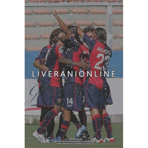 Genoa Mantova 3¡ turno Coppa Italia 2008/2009 24-08-2008 Genova Nella foto: esultanza dopo il gol di Olivera ©Manuela Viganti/Press Photo/Ag. Aldo Liverani