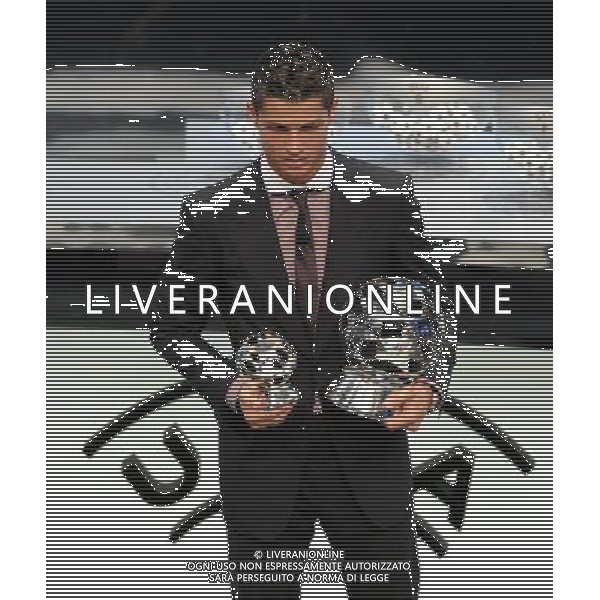 Champions League 2008/2009 - Sorteggio Fase a Gironi Montecarlo - 28.08.2008 Nella Foto:RONALDO CON I PREMI UEFA /Ph.Vitez-Ag. Aldo Liverani