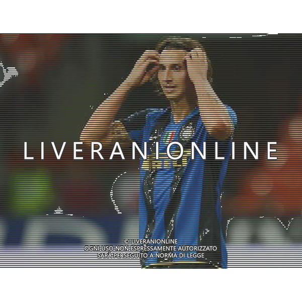 Foto Aldo Liverani/Luca Ghidoni Milano 24/08/2008 Calcio Supercoppa Italiana 2008-2009 Inter-Roma Nella foto Zlatan Ibrahimovic © AG. ALDO LIVERANI SAS