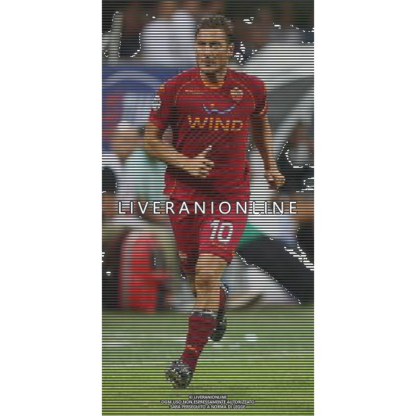 Foto Aldo Liverani/Luca Ghidoni Milano 24/08/2008 Calcio Supercoppa Italiana 2008-2009 Inter-Roma Nella foto Francesco Totti © AG. ALDO LIVERANI SAS