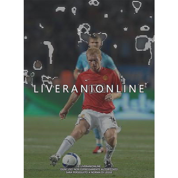 Supercoppa Europea 2008 Montecarlo - 29.08.2008 Manchester United-Zenit San Pietroburgo Nella Foto:SCHOLES /Ph.Vitez-Ag. Aldo Liverani