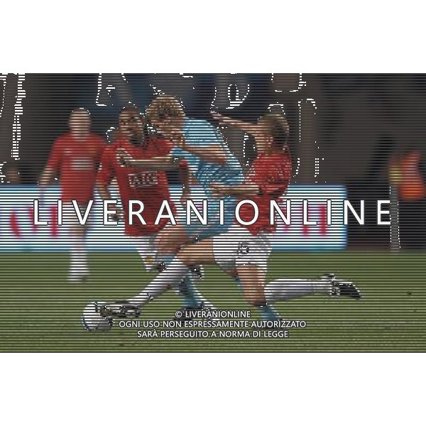 Supercoppa Europea 2008 Montecarlo - 29.08.2008 Manchester United-Zenit San Pietroburgo Nella Foto:VIDIC-PROGREBNYAK /Ph.Vitez-Ag. Aldo Liverani