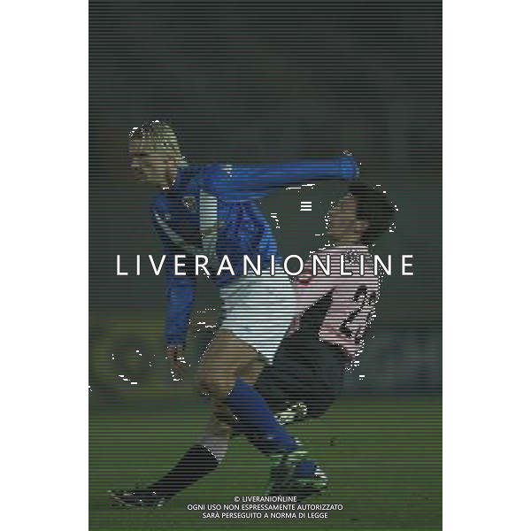 brescia 30-10-2003 brescia-palermo coppa italia nella foto stanckevicius e vannucchi ag aldo liverani