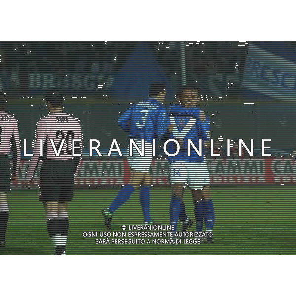 brescia 30-10-2003 brescia-palermo coppa italia nella foto correa esulta dopo il gol del pareggio 1 1 ag aldo liverani