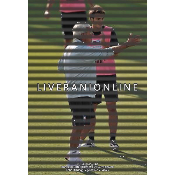 Raduno Nazionale Italiana - Allenamento Coverciano(FI) - 02.09.2008 Nella Foto:marcello LIPPI E alberto GILARDINO /Ph.Vitez-Ag. Aldo Liverani