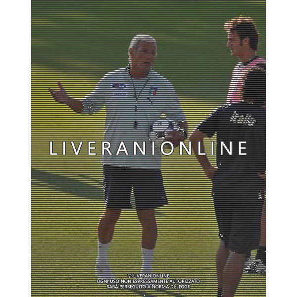 Raduno Nazionale Italiana - Allenamento Coverciano(FI) - 02.09.2008 Nella Foto:marcello LIPPI E alberto GILARDINO /Ph.Vitez-Ag. Aldo Liverani