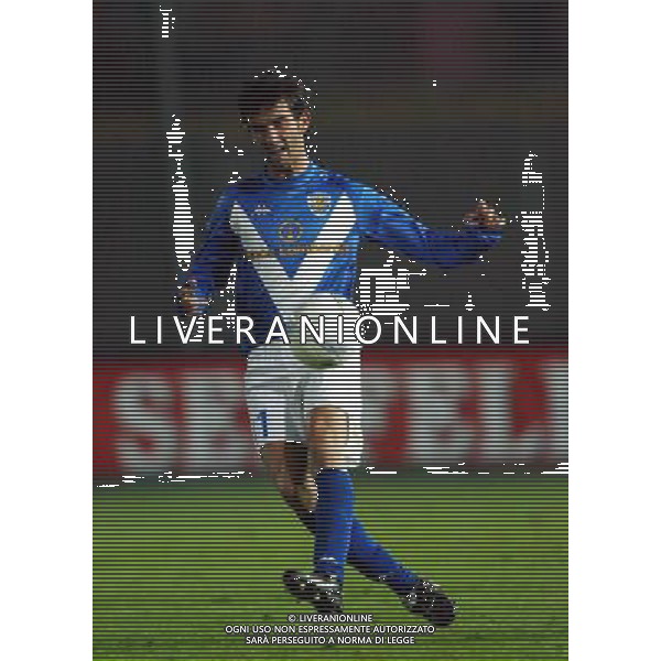brescia 30/10/2003 coppa italia brescia palermo nella foto del nero simone ag aldo liverani