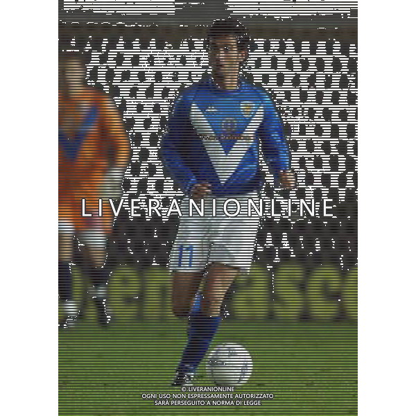 brescia 30/10/2003 coppa italia brescia palermo nella foto del nero simone ag aldo liverani