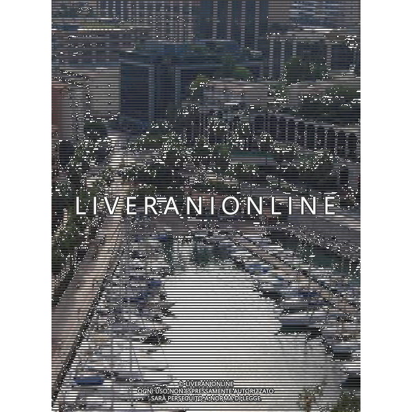 31 August 2008 - Monaco, France - Modern Monaco. Prince Albert (Grimaldi) inherited a 200 million throne from his father Prince Rainier who married the former Amercian film actress Grace Kelly. The Grimaldis remain the longest ruling monarchy. The palace, cathedral and museum are part of the old town set on a rock extending 2600 feet into the sea. Photo Credit: Laura Farr/AdMedia - AG. ALDO LIVERANI SAS ITALY ONLY