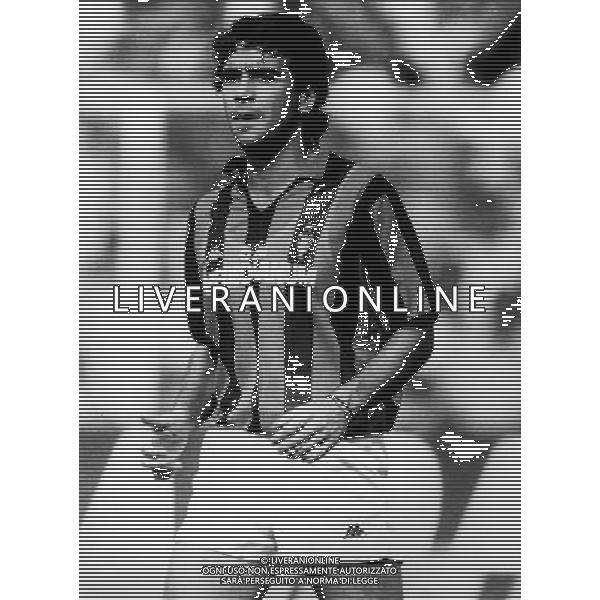 Stefano Borgonovo Calciatore - Milan 1989/1990 ph archivio Ag. Aldo Liverani Sas 
