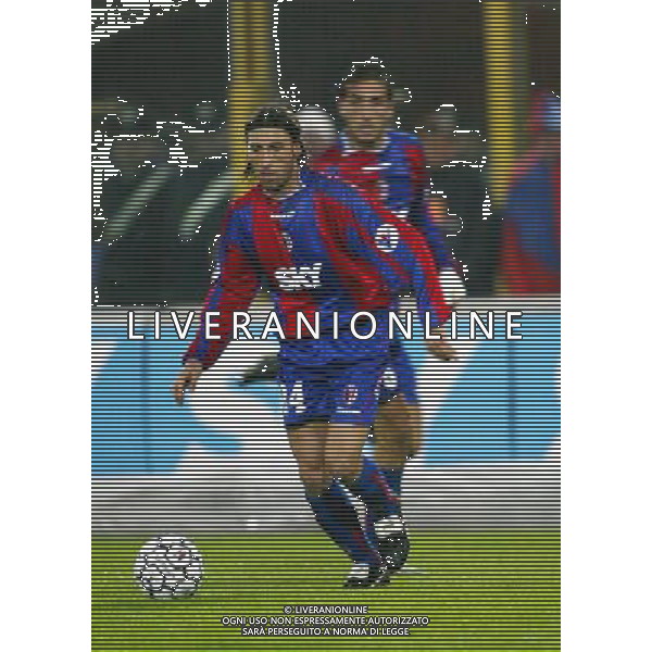 bologna 29/10/2003 coppa italia bologna brindisi nella foto amoroso christian FOTO ALDO LIVERANI