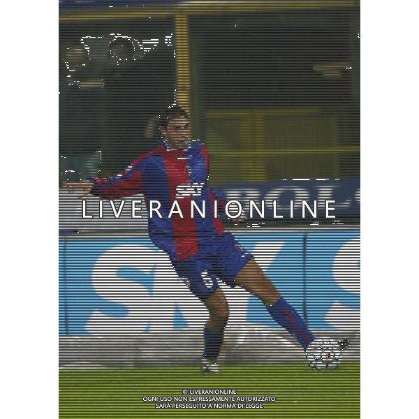 bologna 29/10/2003 coppa italia bologna brindisi nella foto moretti emiliano ag aldo liverani