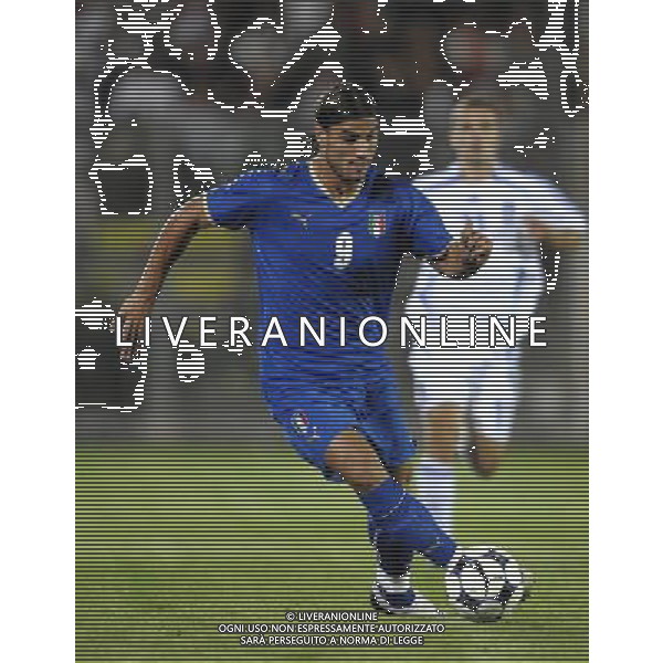 Castel di Sangro (AQ) - 05/09/2008 - Stadio Patini - Qualificazione ai Campionati Europei Under 21 2009 - Italia U21 vs Grecia U21 - nella foto: Pablo Daniel OSVALDO ph. Corradetti / ag. Aldo LIVERANI