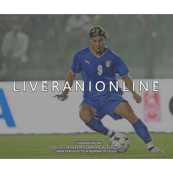 Castel di Sangro (AQ) - 05/09/2008 - Stadio Patini - Qualificazione ai Campionati Europei Under 21 2009 - Italia U21 vs Grecia U21 - nella foto: Pablo Daniel OSVALDO ph. Corradetti / ag. Aldo LIVERANI