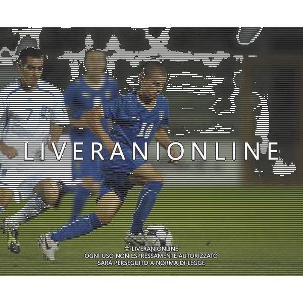 Castel di Sangro (AQ) - 05/09/2008 - Stadio Patini - Qualificazione ai Campionati Europei Under 21 2009 - Italia U21 vs Grecia U21 - nella foto: Sebastian GIOVINCO ph. Corradetti / ag. Aldo LIVERANI