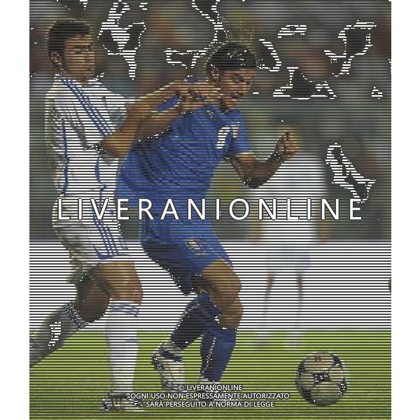 Castel di Sangro (AQ) - 05/09/2008 - Stadio Patini - Qualificazione ai Campionati Europei Under 21 2009 - Italia U21 vs Grecia U21 - nella foto: Pablo Daniel OSVALDO ph. Corradetti / ag. Aldo LIVERANI