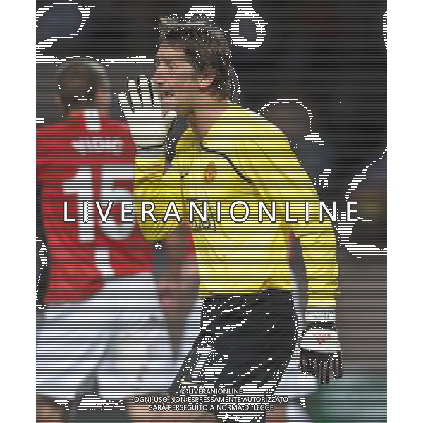 Supercoppa Europea 2008 Montecarlo - 29.08.2008 Manchester United-Zenit San Pietroburgo Nella Foto:VAN DER SAR EDWIN /Ph.Vitez-Ag. Aldo Liverani