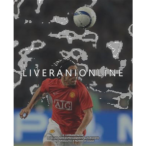 Supercoppa Europea 2008 Montecarlo - 29.08.2008 Manchester United-Zenit San Pietroburgo Nella Foto:TEVEZ CARLOS /Ph.Vitez-Ag. Aldo Liverani