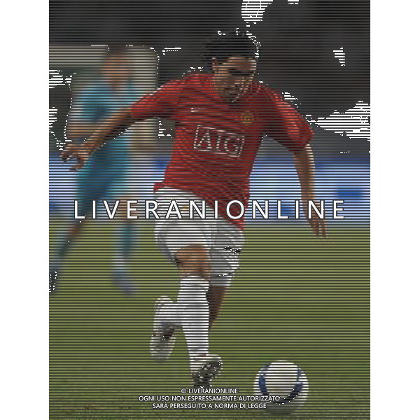 Supercoppa Europea 2008 Montecarlo - 29.08.2008 Manchester United-Zenit San Pietroburgo Nella Foto:TEVEZ CARLOS /Ph.Vitez-Ag. Aldo Liverani