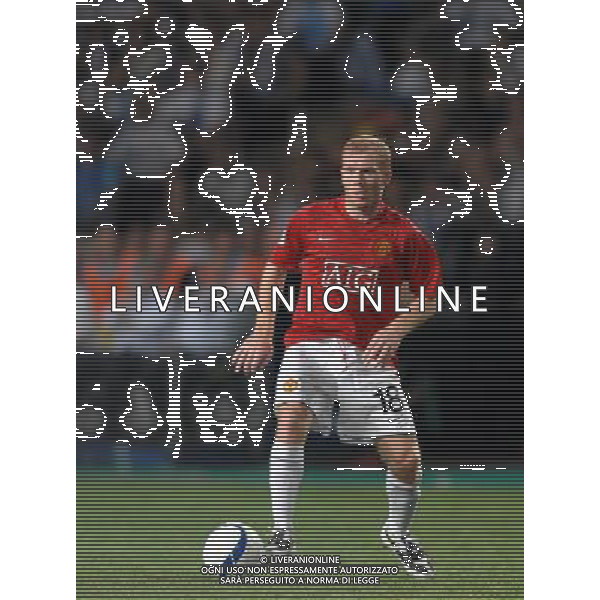 Supercoppa Europea 2008 Montecarlo - 29.08.2008 Manchester United-Zenit San Pietroburgo Nella Foto:SCHOLES PAUL /Ph.Vitez-Ag. Aldo Liverani