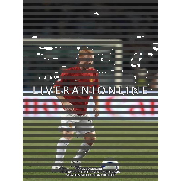 Supercoppa Europea 2008 Montecarlo - 29.08.2008 Manchester United-Zenit San Pietroburgo Nella Foto:SCHOLES PAUL /Ph.Vitez-Ag. Aldo Liverani