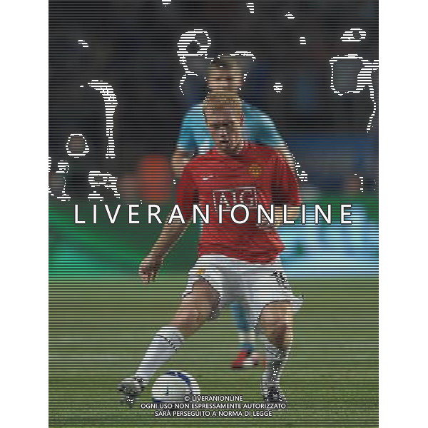 Supercoppa Europea 2008 Montecarlo - 29.08.2008 Manchester United-Zenit San Pietroburgo Nella Foto:SCHOLES PAUL /Ph.Vitez-Ag. Aldo Liverani