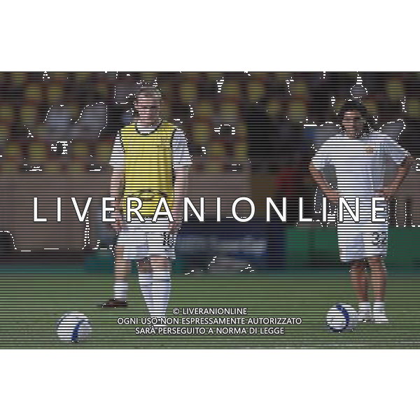 Supercoppa Europea 2008 Montecarlo - 29.08.2008 Manchester United-Zenit San Pietroburgo Nella Foto:ROONEY WAYNE-TEVEZ CARLOS /Ph.Vitez-Ag. Aldo Liverani