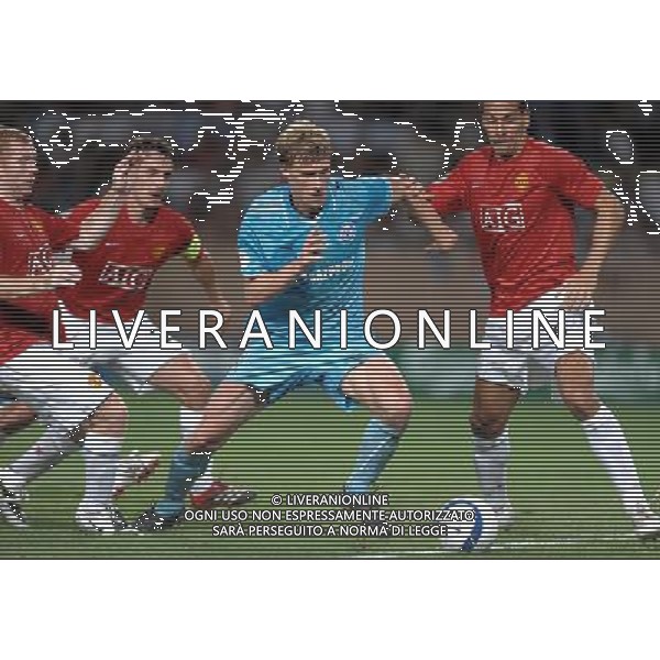 Supercoppa Europea 2008 Montecarlo - 29.08.2008 Manchester United-Zenit San Pietroburgo Nella Foto:POGREBNYAK PAVEL /Ph.Vitez-Ag. Aldo Liverani