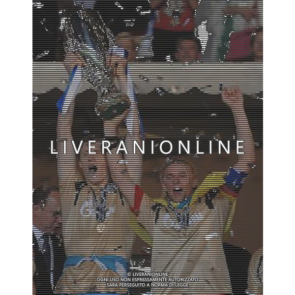 Supercoppa Europea 2008 Montecarlo - 29.08.2008 Manchester United-Zenit San Pietroburgo Nella Foto:TYMOCHCHUK ANATOLY-POGREBNYAK PAVEL /Ph.Vitez-Ag. Aldo Liverani